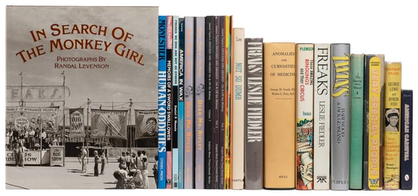 [CIRCUS & SIDESHOW]. Group of 24 books and periodicals. Var...