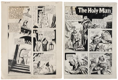 [COMIC ART]. Ripley’s Believe It Or Not True Ghost Stories ...