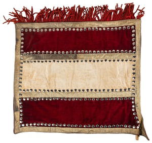 Circus Horse Decorative Blanket. [Ca. 20th century]. Elabor...