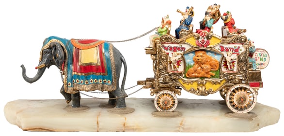 LEE, Ron (1947 – 2017). Circus Bandwagon Sculpture. 1981. L...