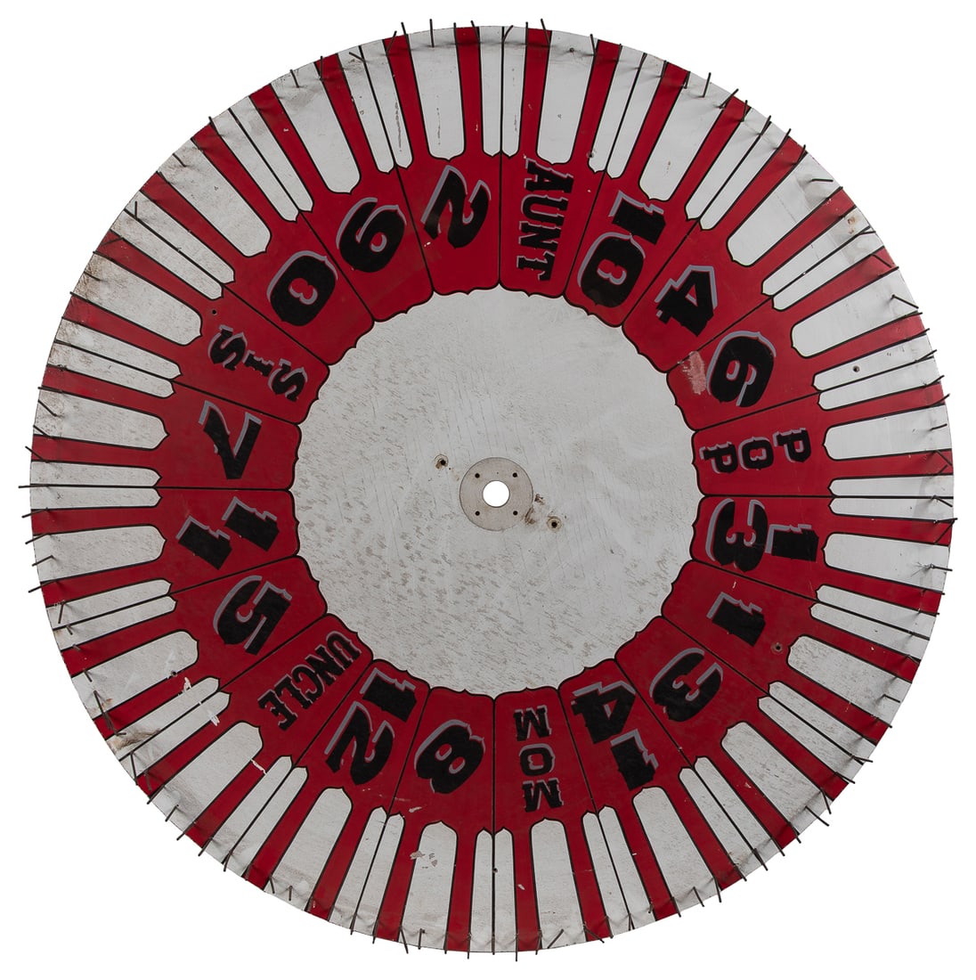 [CARNIVAL GAMES]. Game of Chance Spinning Wheel. [N.p., ca.... (1 of 4)