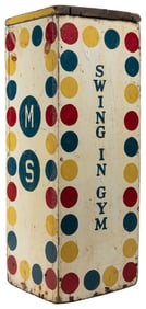 Carnival Ticket Stub Box. Circa mid-20th century. Wooden bo...