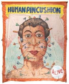 JOHNSON, Fred (American, 1892 – 1990). Human Pincushion. Pa...