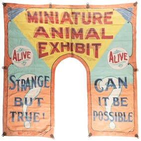 JOHNSON, Fred (American, 1892 – 1990). Miniature Animal Exh...