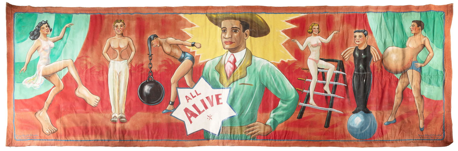 WYATT, Snap (1905 – 1984). All Alive / [Sideshow Cavalcade]... (1 of 2)