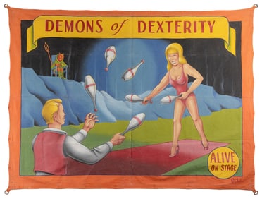 Demons of Dexterity Sideshow Banner. Riverview, FL: Johnny ...