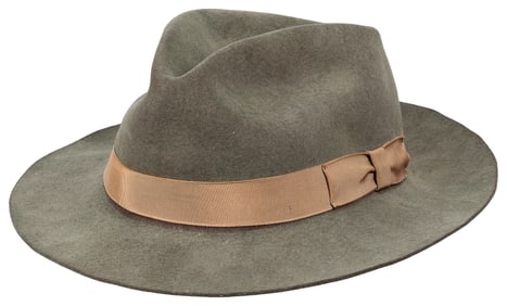 Johnny Eck’s Fedora. Green wool “Park Avenue” fedora by Bro...