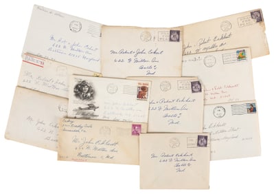 ECK, Johnny (Johnny Eckhardt, 1911 – 1991). Lot of Johnn’s ...