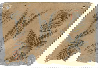 Traditional Tattoo Flash Designs. The Bowery, New York, ear...