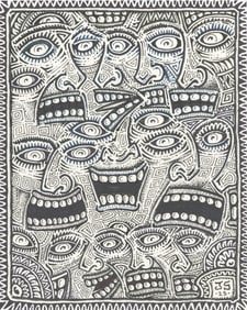 [TATTOO]. SHAW, Jonathan (American, b. 1953) Untitled. (Cra...