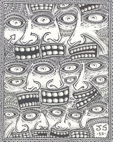 [TATTOO]. SHAW, Jonathan (American, b. 1953) Untitled. (Cra...