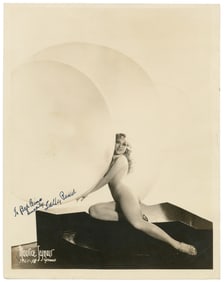 Sally Rand Bubble Dance Photograph. Chicago: Maurice Seymou...