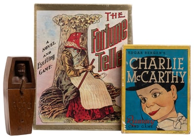 [GAMES & NOVELTIES]. Three pieces. Including: The Fortune T...