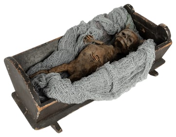 Hull House Devil Baby Sideshow Gaff. Baby figure with devil...