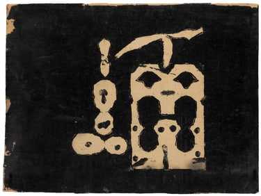 [ASSOCIATION} Ray Eames. Untitled. Not dated. Ink on paper....