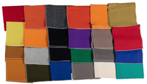 Alexander Girard Lanalux Fabric Samples. Group of 24 pieces...