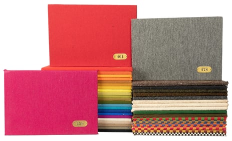 Alexander Girard Presentation Fabric Samples. Group of 41 p...