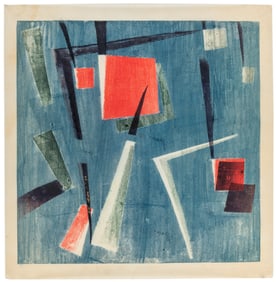 BERTOIA, Harry (American, 1915-1978). Untitled. 1965. Color...