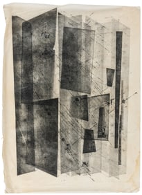 BERTOIA, Harry (American, 1915-1978). Untitled. 1941. Monop...
