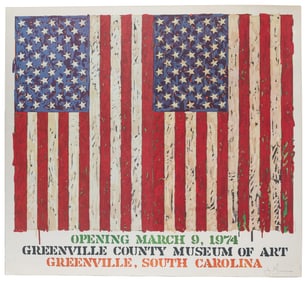 JOHNS, Jasper (American, b. 1930). 1974 Jasper Johns Exhibi...