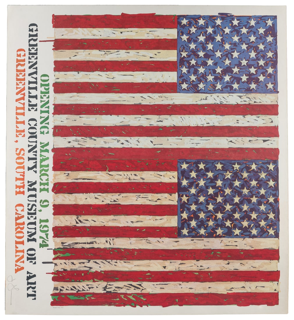 JOHNS, Jasper (American, b. 1930). 1974 Jasper Johns Exhibi... (1 of 2)