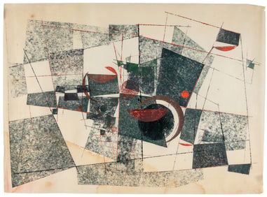 BERTOIA, Harry American, 1915-1978). Untitled. Not dated. C...