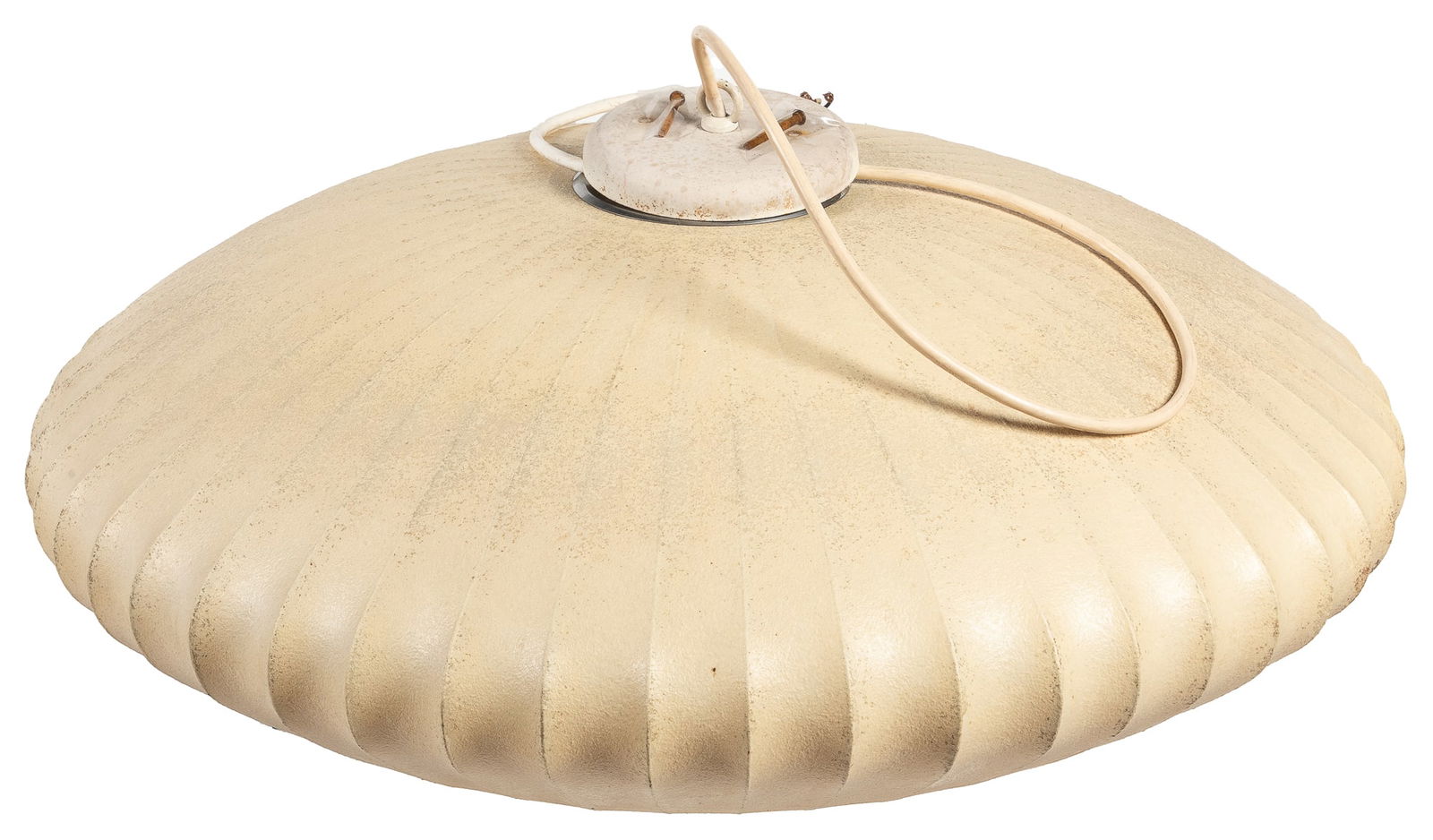 George Nelson for Herman Miller Bubble Lamp Fixture. Steel ... (1 of 2)