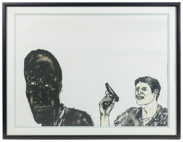 GOLUB, Leon (American, 1922-2004). South Africa. 1985. Colo...