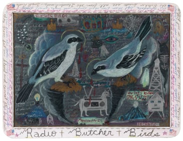 FITZPATRICK, Tony (American b. 1958). Radio Butcher Birds. ...