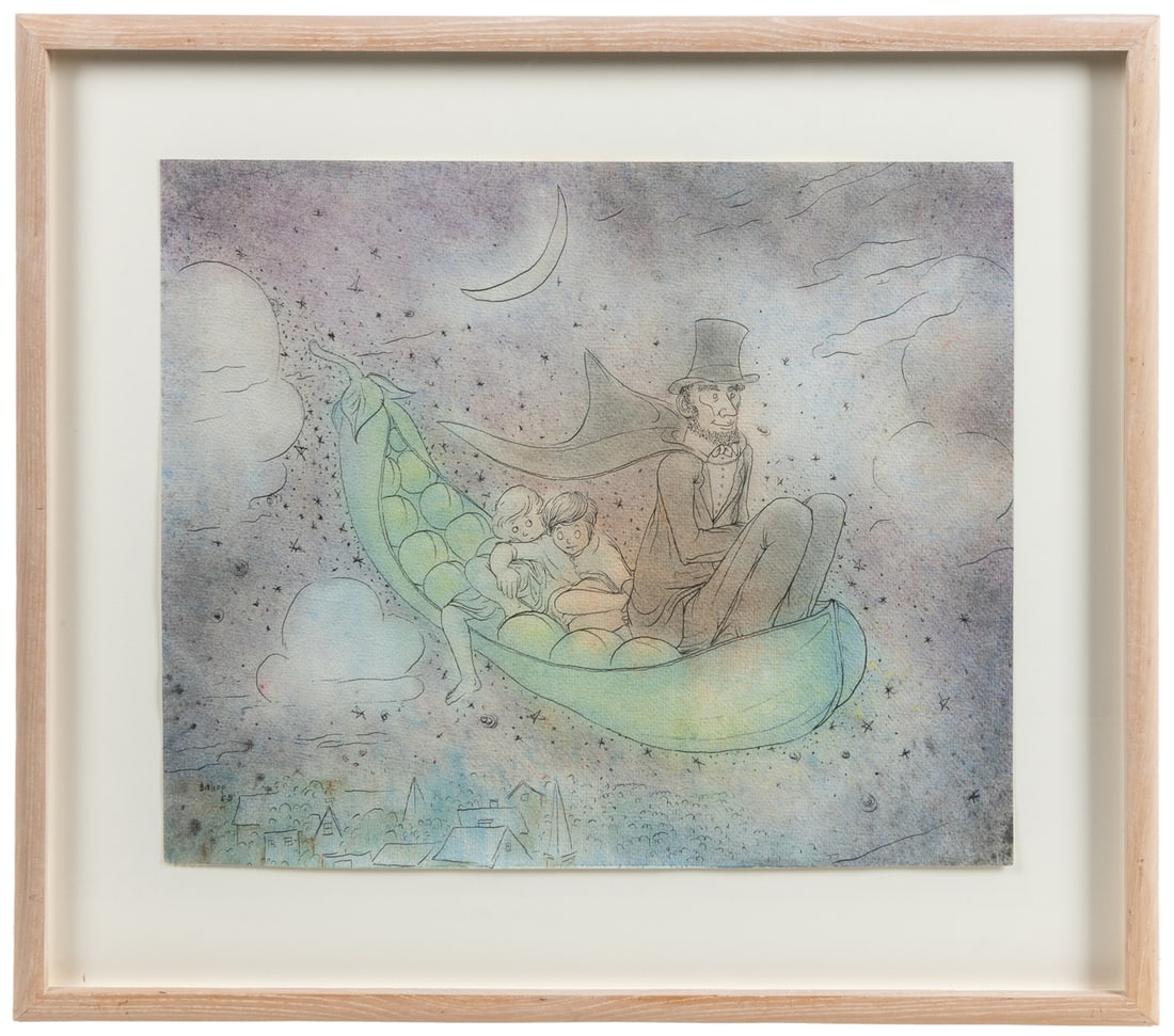 Tamani Shima Flying In The Woods Print 52/100. Ab