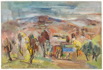 HUSE, Marion (American, 1896-1967). Vermont Landscape. Not ...