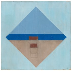 LAM, Jeanett (American, 1911-1985). Untitled. (Beach Chair ...