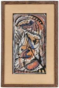 GRUDIN, Shim (American, 1913-1979). Untitled. Not dated. Mi...