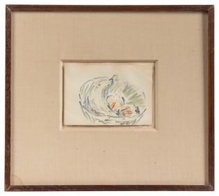 GOLDBERG, Elias (American, 1986-1978). Untitled. 1967. Wate...