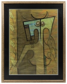 LAM, Wifredo (ATTRIBUTION) (Cuban, 1902-1982). Untitled. (...