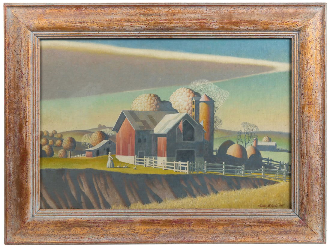 PARKE, Walter (American, 1909-1994). Midday on the Farm. 19... (1 of 3)