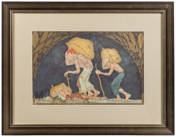 PARKE, Walter (American, 1909-1994). The Cotton Pickers. 19...