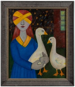 MENCO, Bert (Dutch, 20th century). Untitled. (Surreal Scene...