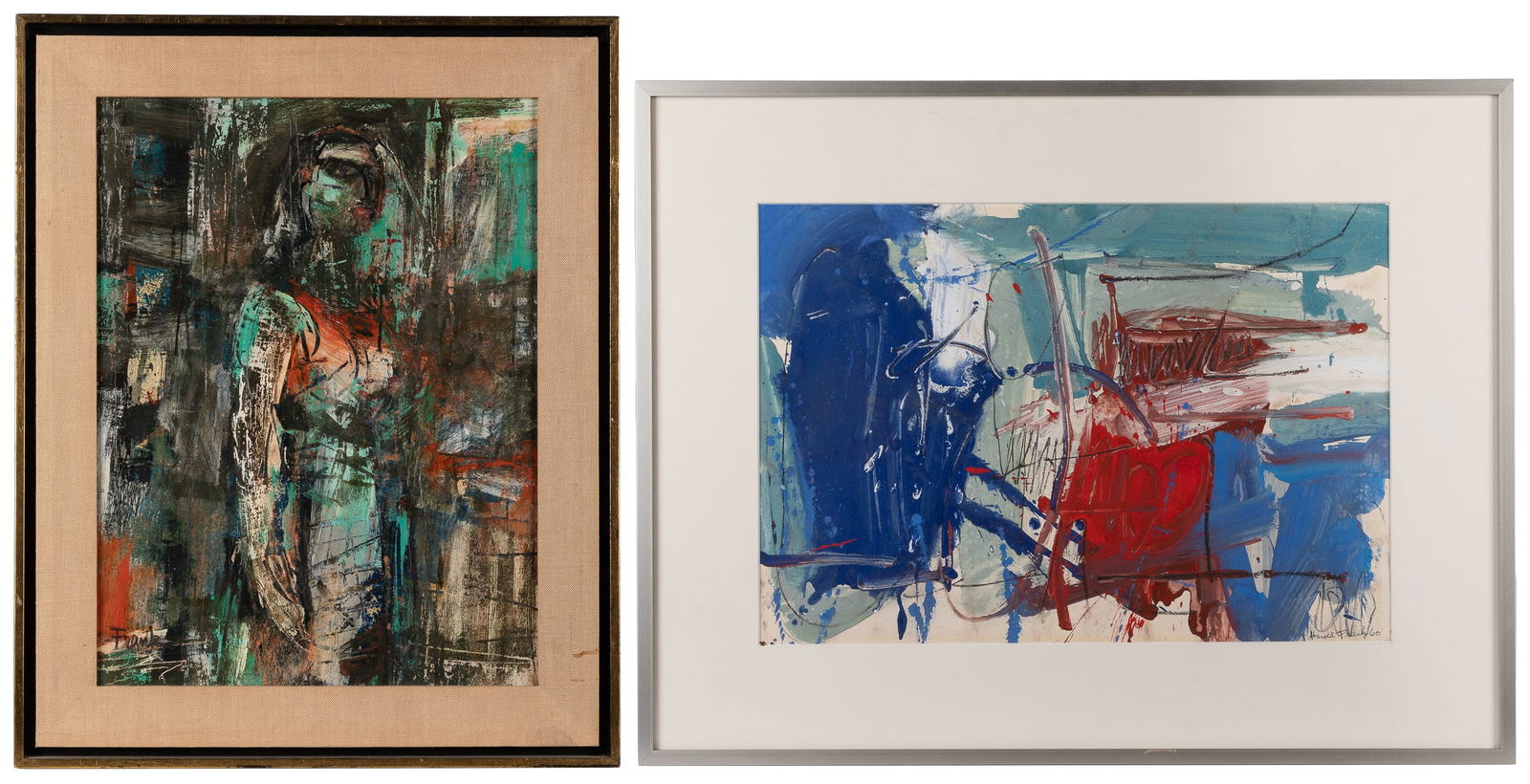 FRANK, Harold (British-American, 1921-1995). Pair of Origin... (1 of 3)