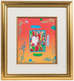 MAX, Peter, (American, 1937-2023). Flower Blossom Lady with...