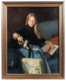 PROHL, James C. (b. 1956). “I Think of You.” [1979]. Oil on...