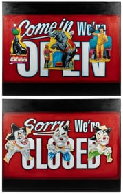 WALKER, Sam (British, 20th century). Sorry We’re Closed and...