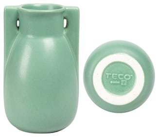 Teco Pottery Double Buttress Vase. (Reproduction)...