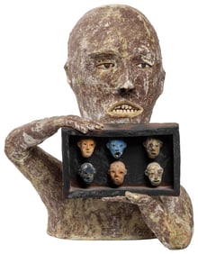 ANDEREGG, Wesley (American, b. 1960). Bust Collector. 1996....