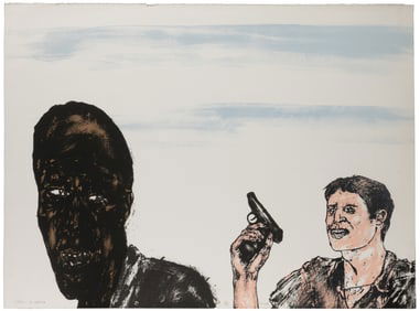 GOLUB, Leon (American, 1922-2004). South Africa. 1985. Colo...