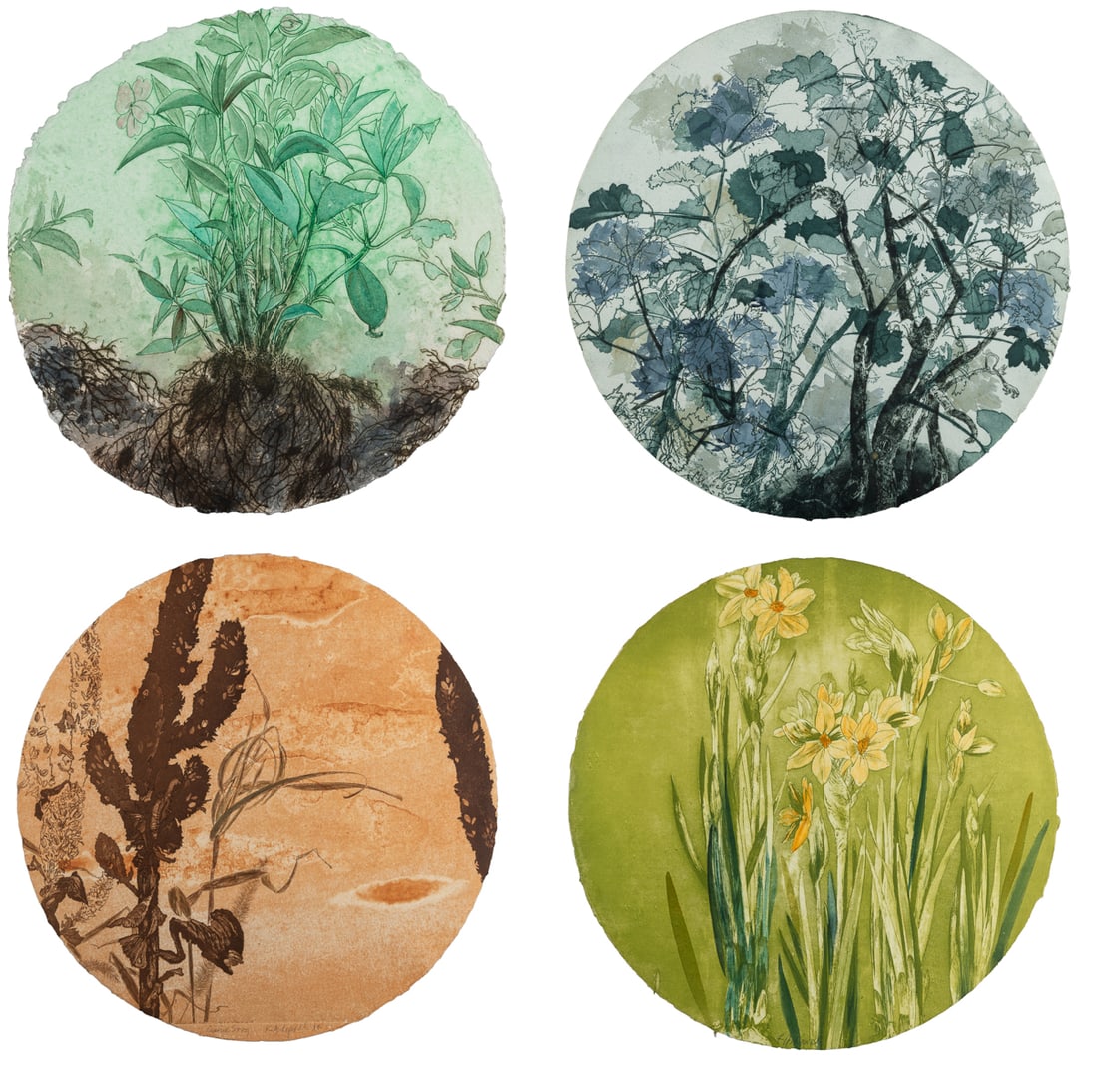 ACHEPOL, Keith (American, b.1934). Six Etchings. Prairie So... (1 of 7)