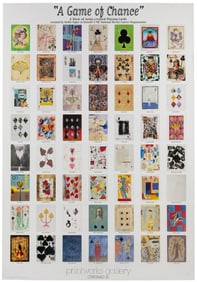 A Game of Chance. A Deck of Artist Created Playing Cards cu...