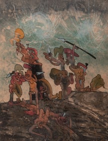 MATTA, Roberto (Chilean, 1911-2002). Hom’Mere -Chaosmos (on...