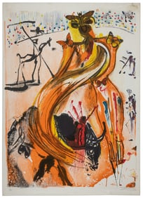 DALI, Salvador (AFTER) (Spanish, 1904-1989). Bullfighter wi...