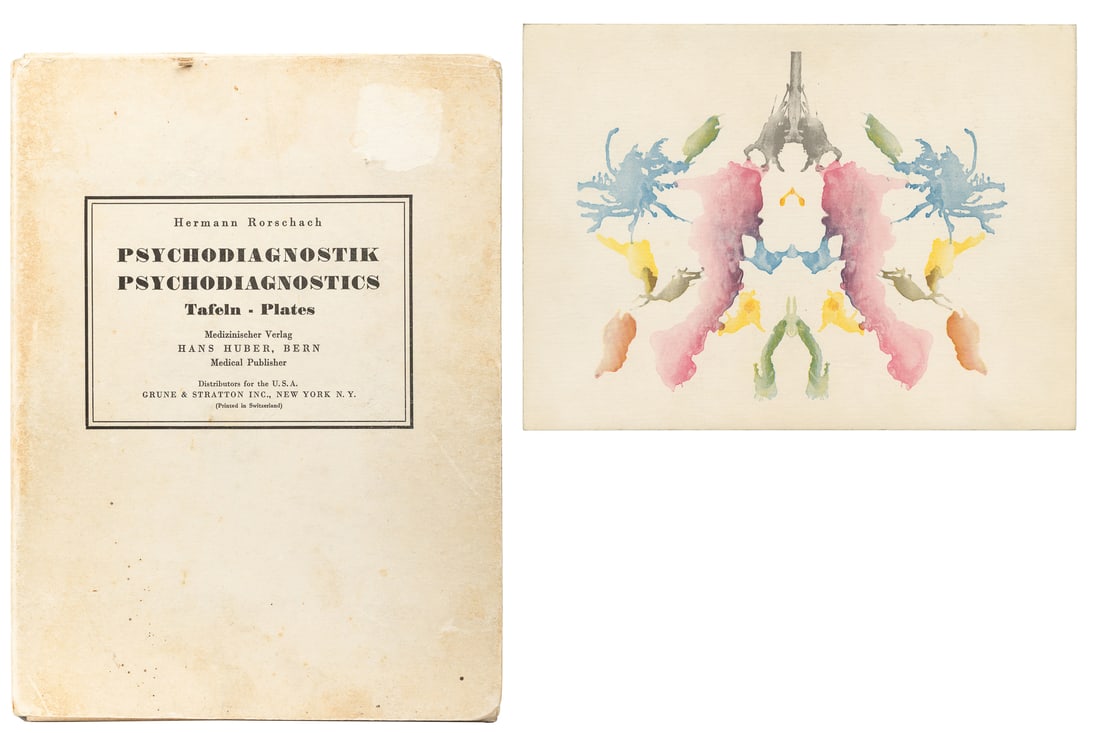 RORSCHACH, Hermann (Swiss, 1884-1922). Psychodiagnostics. S... (1 of 13)
